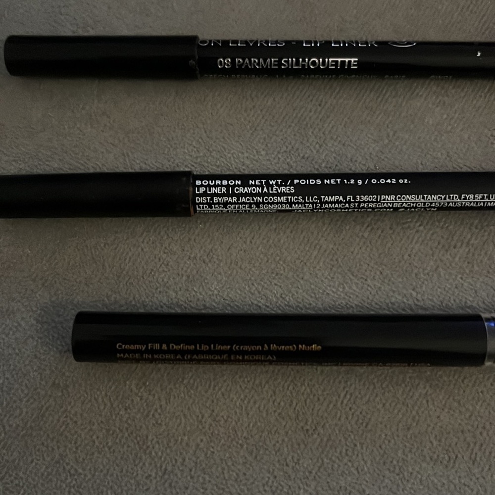 6 neutral nude lip liners NARS NYX DOMINIQUE JACKLYN GIVENCHY - Picture 4 of 5